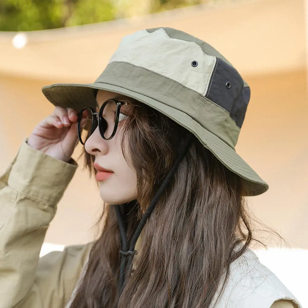 Japanese Quick-drying Packable Hat Fisherman Hat Women Summer Sun Hanging Bag Mountaineering Leisure Vacation Visor Basin Hat