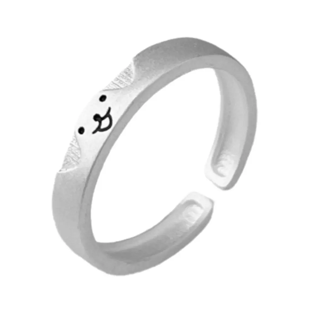 Cute Animal Dog Cat Open Finger Rings For Men Women Summer Fashion New Jewelry Lovers Gift Party Gifts M7H7