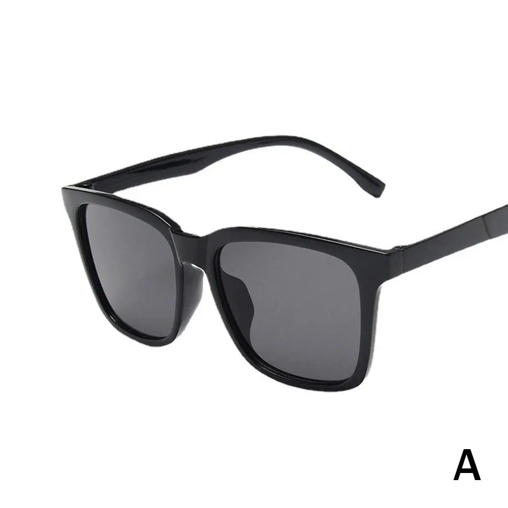 Women Large Square Frame Trendy Sunglasses Sunshade UV400 Men Glasses Eyewear Sun Party Driver Outdoor Women T5B2