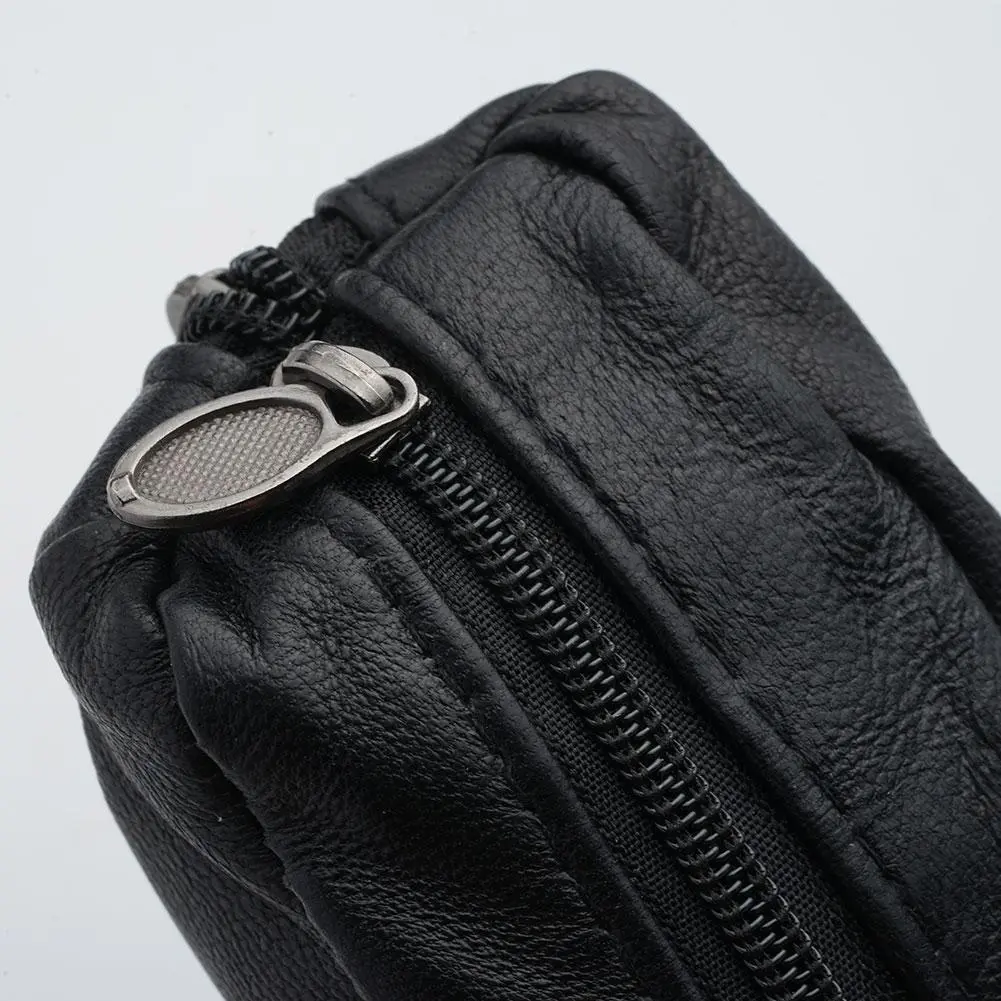 Genuine Leather Keychain Change Bag For Men Women Fashion Clutch Key Holder Organizer Mini Coin Purse Coin Change Storage Bag