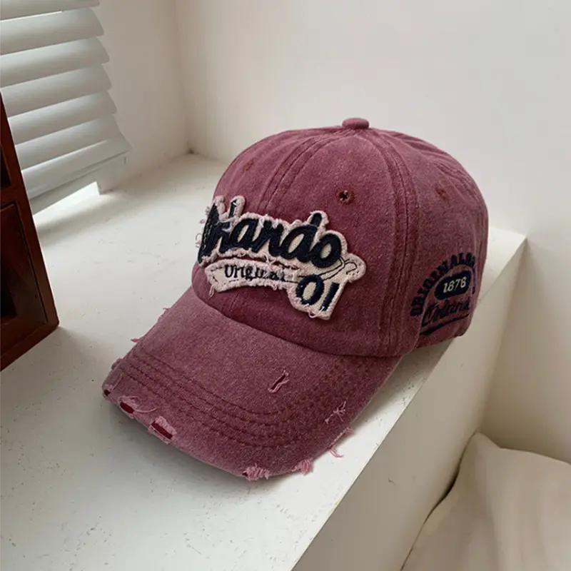 Korean Women Baseball Cap Retro Solid Color Men Snapback Hat Summer Simple Adjustable Hip Hop Couple Peaked Hats Sun Visors