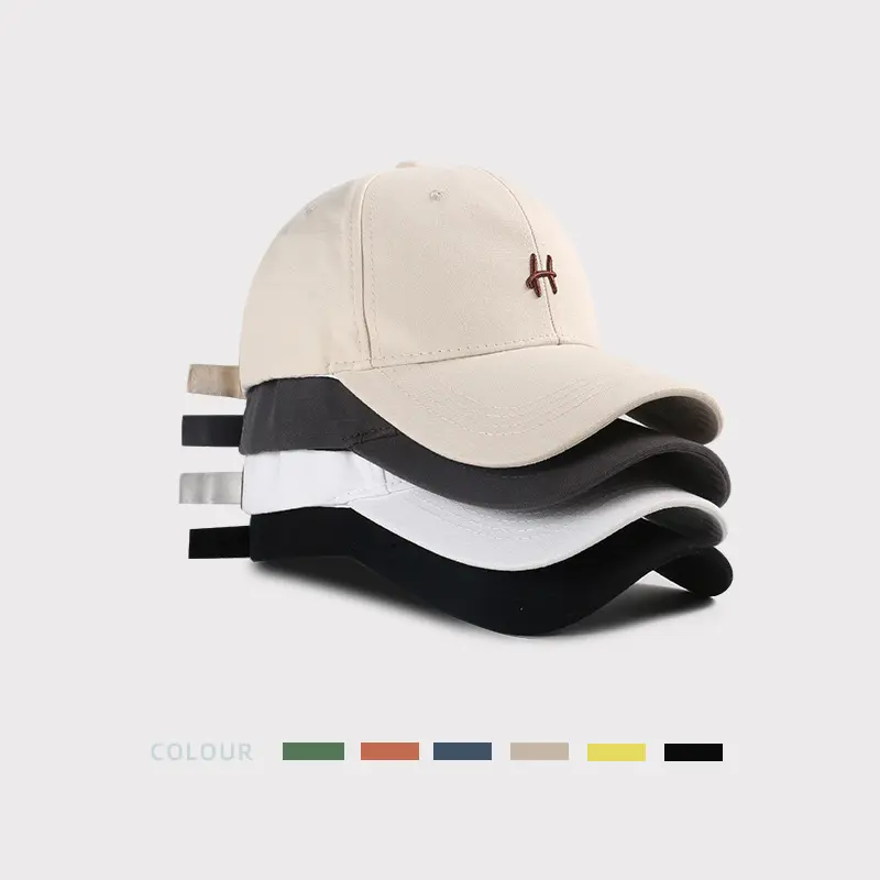 Solid Letter Baseball Cap for Men Women Classic Embroidered Snapback Hat Unisex Summer Outdoor Adjustable Sun Hats Gorras