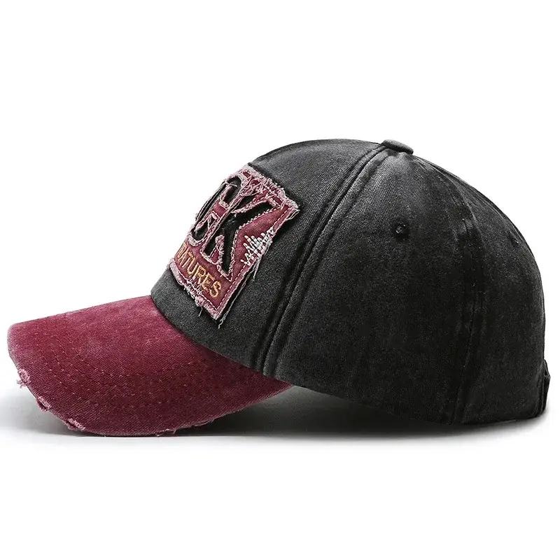 Vintage Letter ROCK Embroidery Baseball Cap Fashion Hip Hop Dad Trucker Hat Unisex Summer Sunshade Sport Hats
