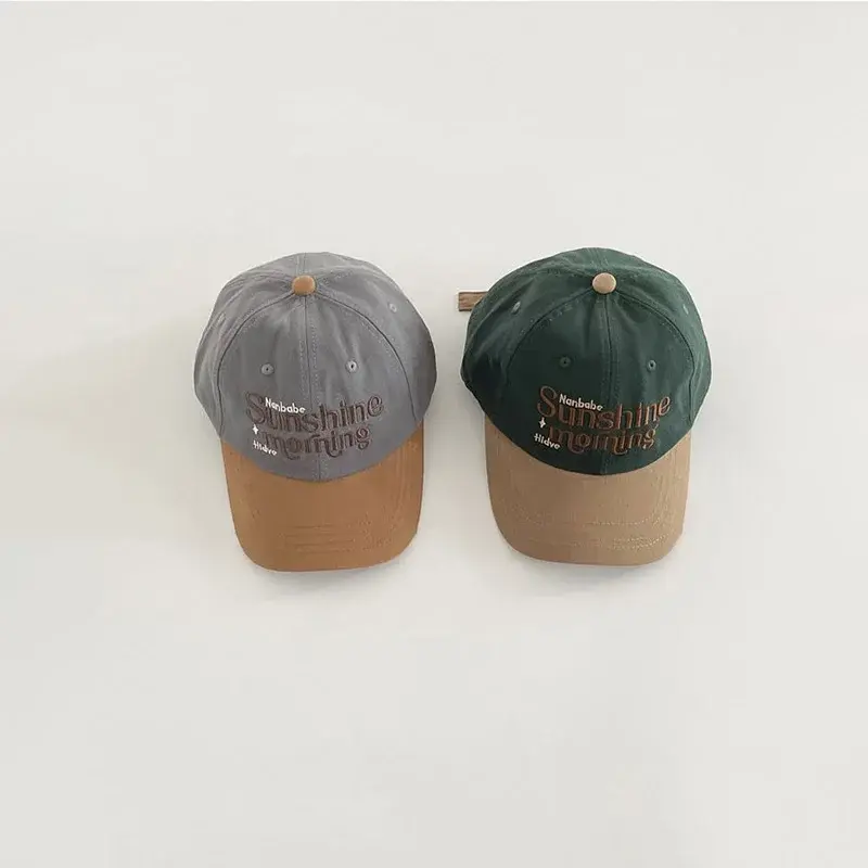 Retro Letter Baseball Cap Korean Couple Soft Top Peaked Hat Hip Hop Versatile Sunscreen Cotton Unisex Dad Hats