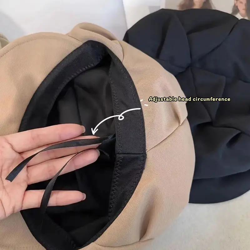 Vintage Women Beret Hat Autumn Winter Warm Female Octagonal Cap Korean Solid Color Newsboy Hats Girls Painter Caps Gorras