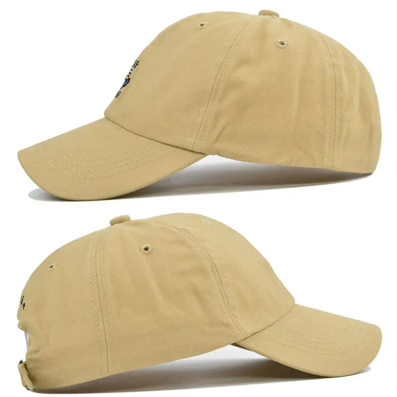 Cute Embroidered Baseball Cap for Women Men Retro Solid Color Peaked Hat Korean Hip Hop Adjustable Unisex Sun Hats