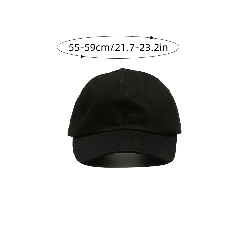 Solid Color Baseball Cap Women Men Korean Hip Hop Dad Hat Summer Adjustable Cotton Couple Snapback Caps Casquette Gorras
