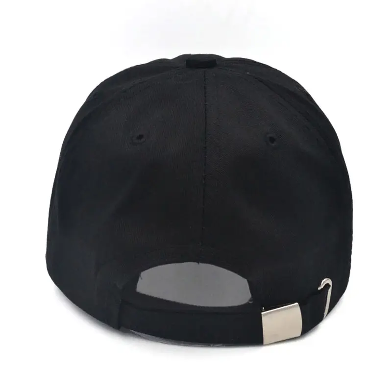 Simple Embroidered Baseball Cap Women Solid Color Cotton Men Peaked Hat Summer Adjustable Unisex Sun Hats Gorras