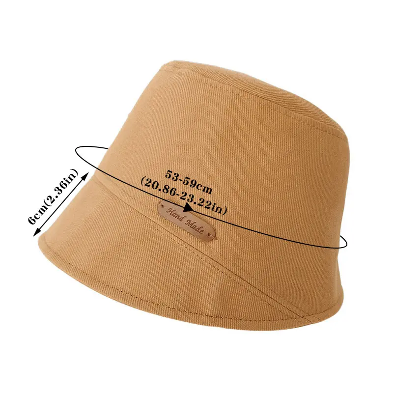 Summer Women Bucket Cap Korean Ins Solid Color Fisherman Cap Outdoor  Wide-brim Female Panama Hats Beach Sun Visor Caps