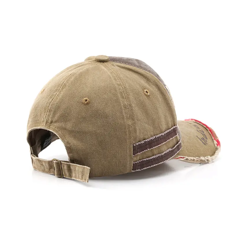 Retro Washed Cotton Baseball Cap Hip Hop Letter Embroidery Dad Hat for Men Women Adjustable Cotton Snapback Caps