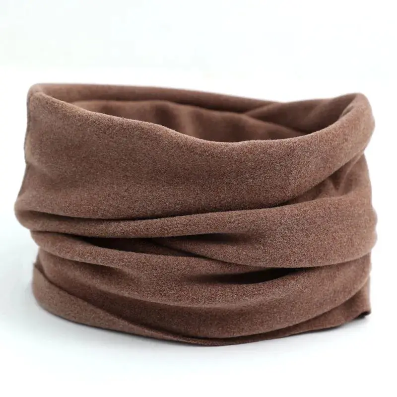 Winter Cashmere Scarf for Women Men Outdoor Warm Velvet Scarves Autumn Korean Solid Color Unisex Neckerchief