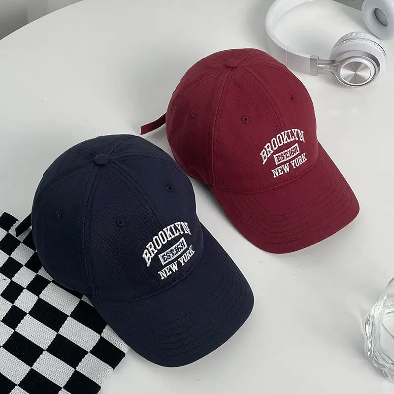 Korean Letter Children Baseball Cap Summer Hip Hop Kids Snapback Hat Adjustable Cotton Outdoor Beach Sun Hats