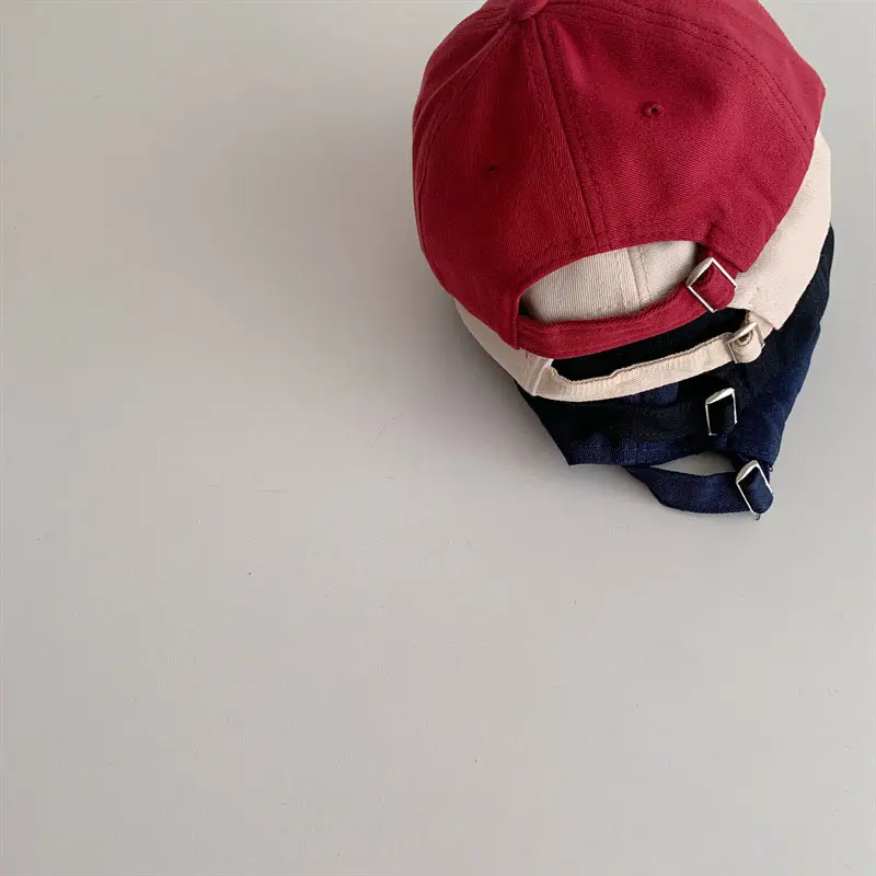 Korean Letter Children Baseball Cap Summer Hip Hop Kids Snapback Hat Adjustable Cotton Outdoor Beach Sun Hats