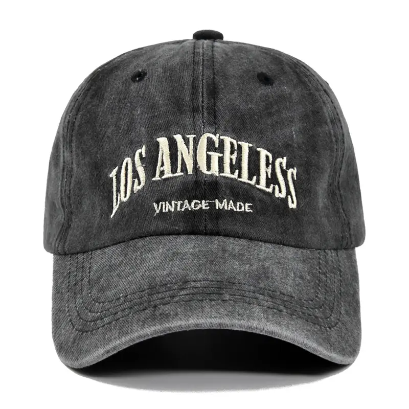 MenCotton Baseball Cap for Women Letter Embroidery Soft Top Men Peaked Caps Casual Retro Summer Unisex Snapback Hats