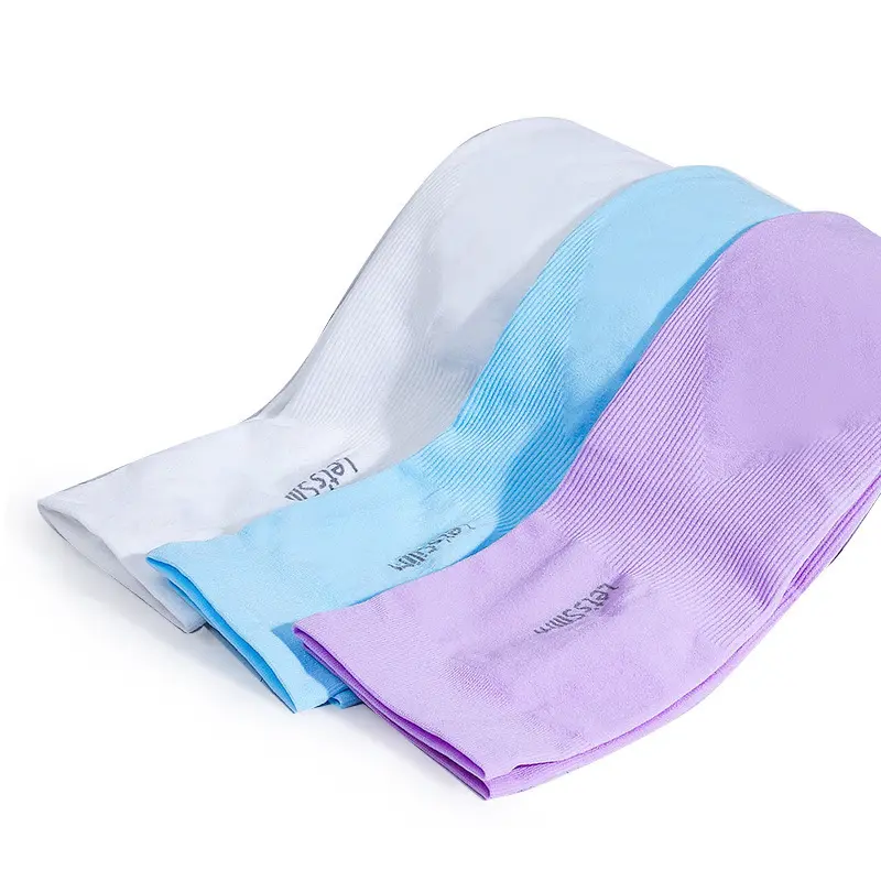 Summer Ice Silk Arm Sleeves Outdoor Sunscreen Cycling Driving Arm Cover for Women Men Sun Protection Fingerless Sleeves