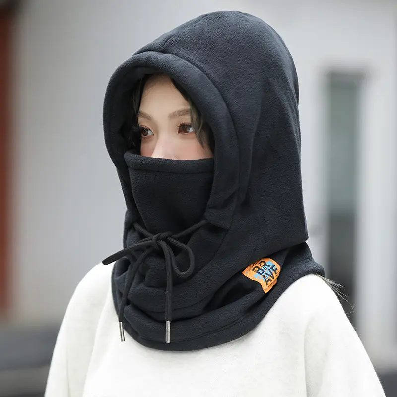 Winter Balaclava Hat with Mask Neck Warmer 3-in-1 Windproof Beanies for Men Women Masked Hat Cycling Hooded Caps