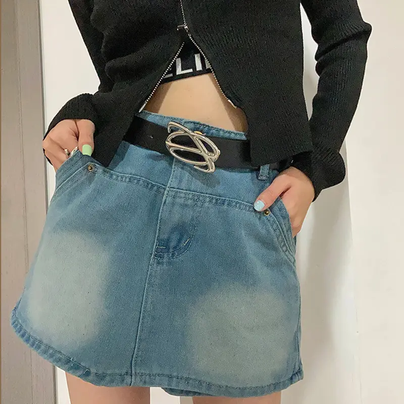 New Women PU Leather Belt Punk Retro Saturn Metal Buckle Waistband for Dress Jeans Pant Decoration Waist Strap Y2K Accessories
