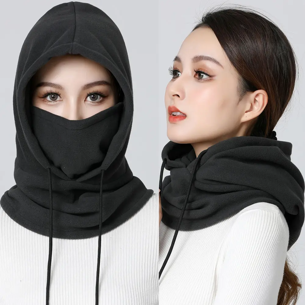 Winter Warm Balaclava Hat 3-in-1 Mask Neck Warmer Beanie Cap Outdoor Sport Cycling Thermal Fleece Caps