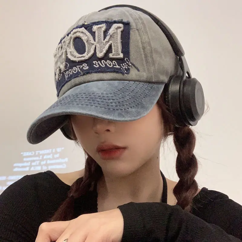 Letter Embroidered Baseball Cap for Men Women Adjustable Hip Hop Streetwear Sun Hats Spring Autumn Cotton Snapback Caps