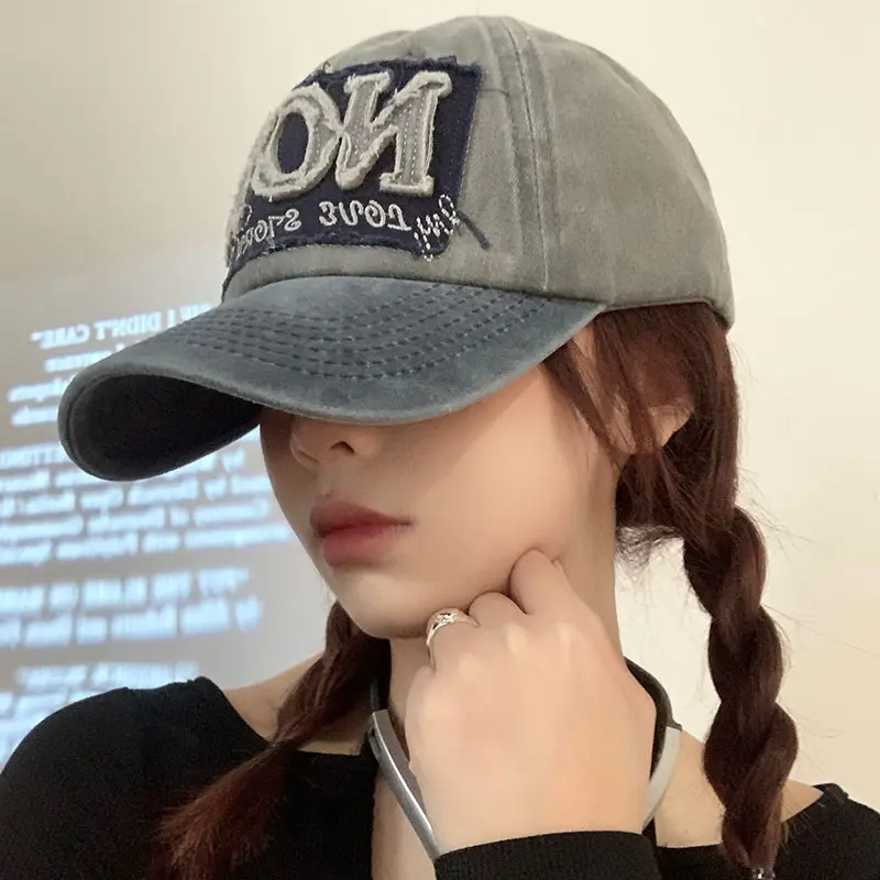 Letter Embroidered Baseball Cap for Men Women Adjustable Hip Hop Streetwear Sun Hats Spring Autumn Cotton Snapback Caps