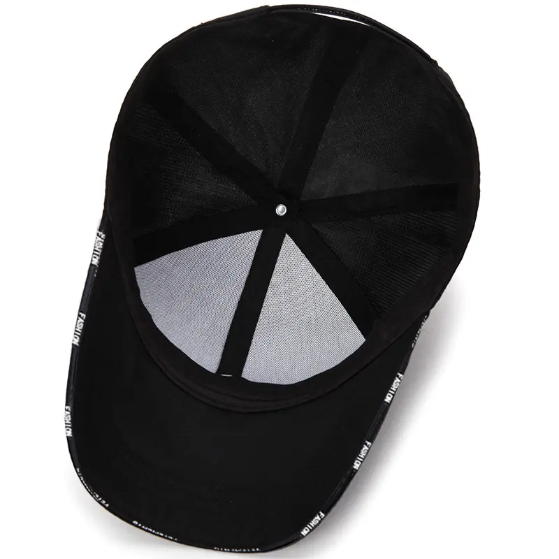 Men Baseball Hat Solid Color Letter Embroidery Wild Snapback Cap Hip Hop Spring Summer Travel Women Sun Protection Caps