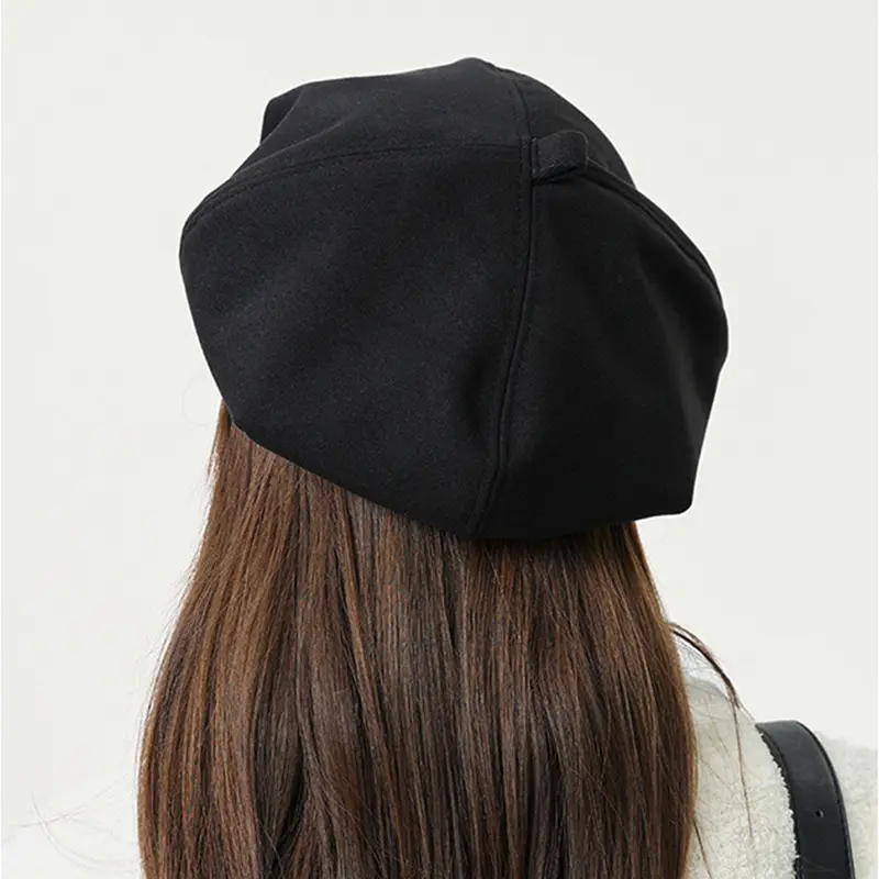 Beret for Women Spring Autumn Solid Color Painter Hat Vintage French Lady Octagonal Cap Girls Newsboy Caps