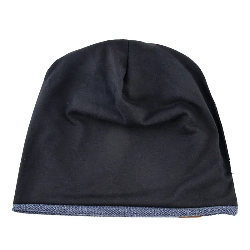 Winter Beanies for Women Men Retro Label Baggy Hat Outdoor Warm Cycling Ski Cap Unisex Hip Hop Slouchy Caps