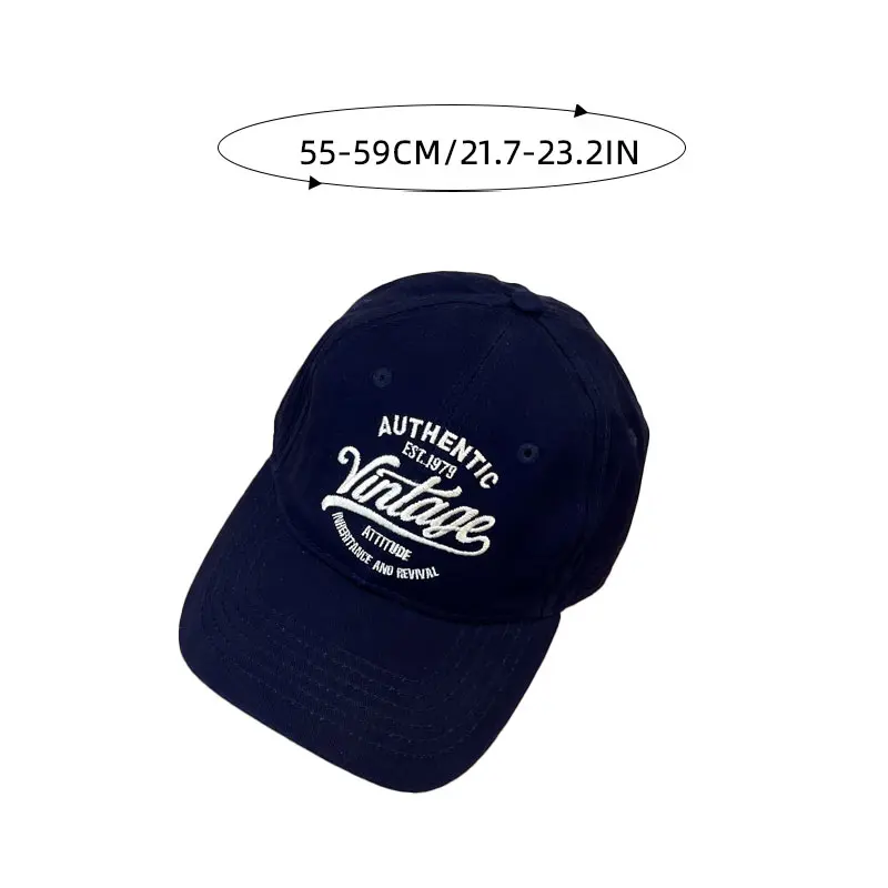 Summer Letter Embroidered Baseball Cap Korean Cotton Peaked Cap for Women Men Outdoor Adjustable Sport Sun Hats