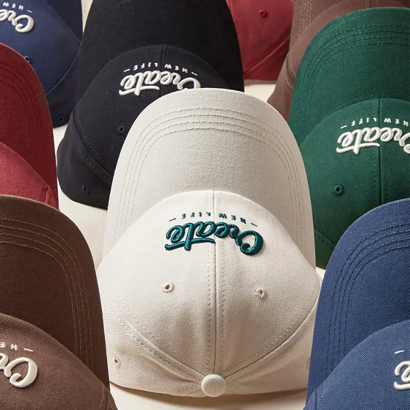 Letter Embroidered Baseball Cap for Women Summer Sunshade Curved Brim Sun Hat Korean Hip Hip Lady Snapback Caps