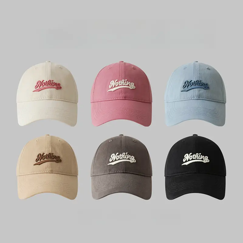 Y2K Embroidery Letter Baseball Cap Women Summer Cotton Sunscreen Hat Korean Hip Hop Snapback Caps Unisex Sports Dad Trucker Hats