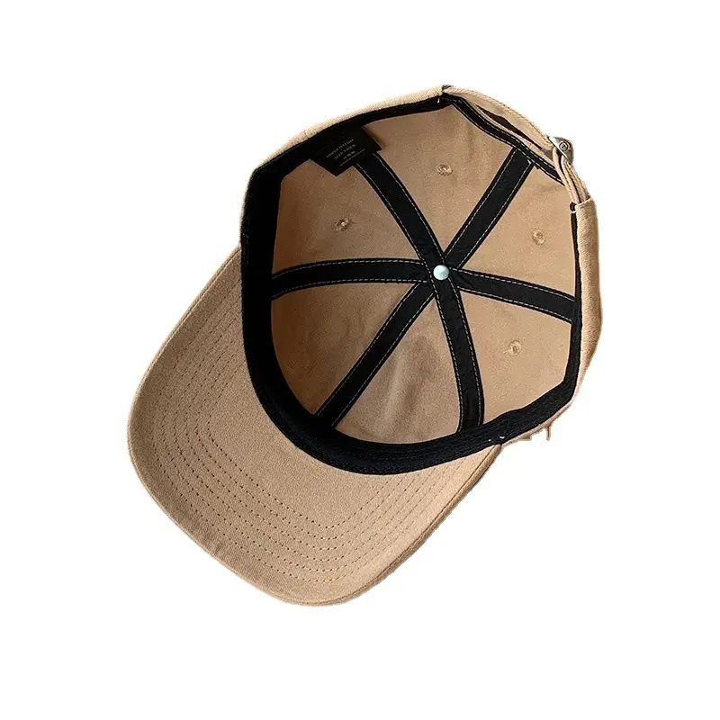 Retro Embroidery Baseball Cap for Women Men Solid Color Hip Hop Snapback Hat Spring Summer Adjustable Couple Sun Hats