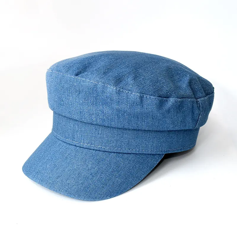 Japanese and Korean Light Denim Casual Duckbill Hat, Retro Fashion Versatile, Street Minimalist Casual Artist Hat