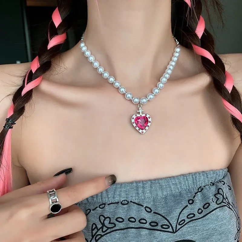 Sweet Bowknot Pearl Necklace For Ladies Elegant Ribbon Girls Clavicle Collar Chain Korean Style Adjustable Choker Jewelry Women
