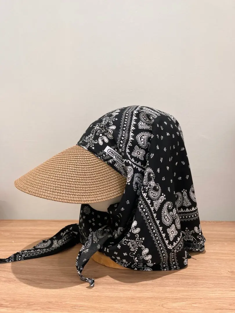 Japanese And Korean Fashion Versatile Plaid Small Fresh Headscarf Hat For Summer Sun Protection And Shade Versatile Duckbill Hat