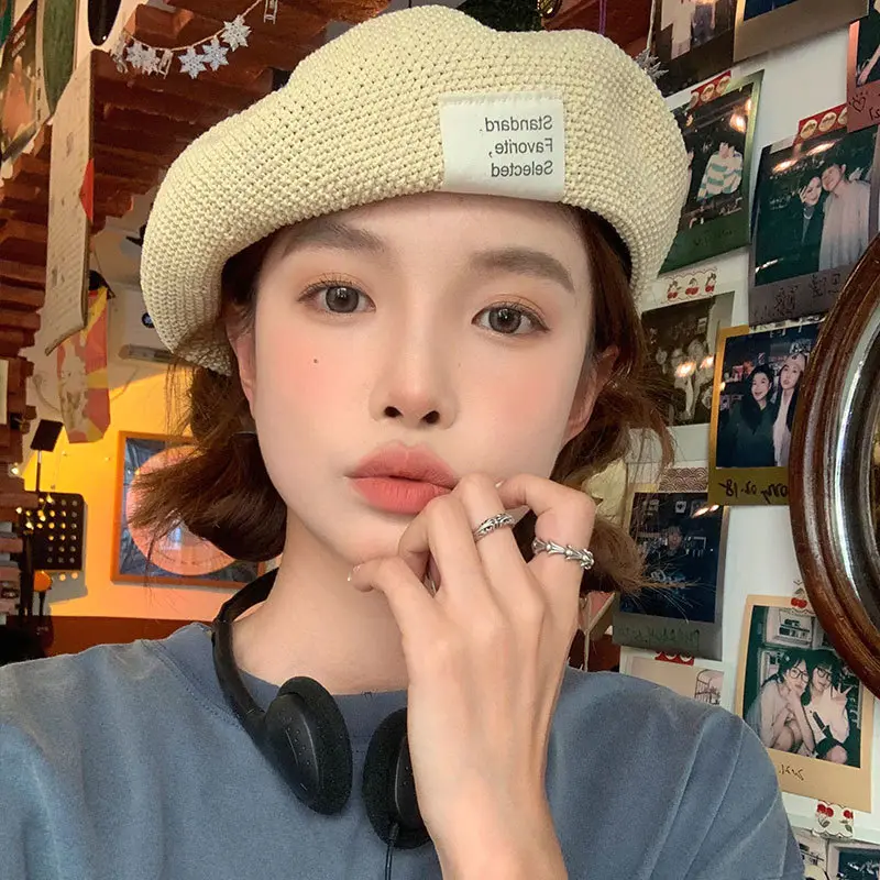 Summer Beret For Women  New Style, Small And Thin, Versatile, Big Head Circumference, Painter's Hat