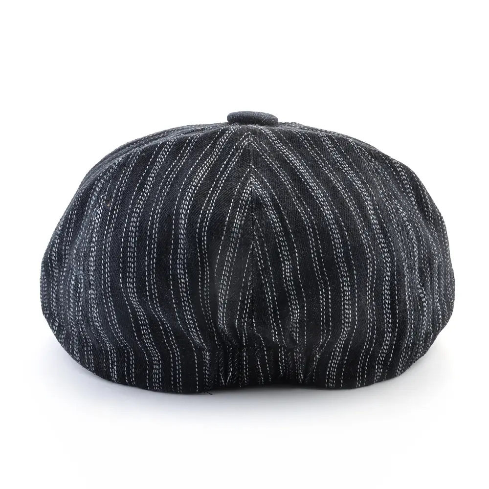 Vintage Striped Berets Men's Autumn Fashion Newsboy Caps Male Artist Flat Visor Peaked Hat Men Spring Casual Boina Gorras Hats