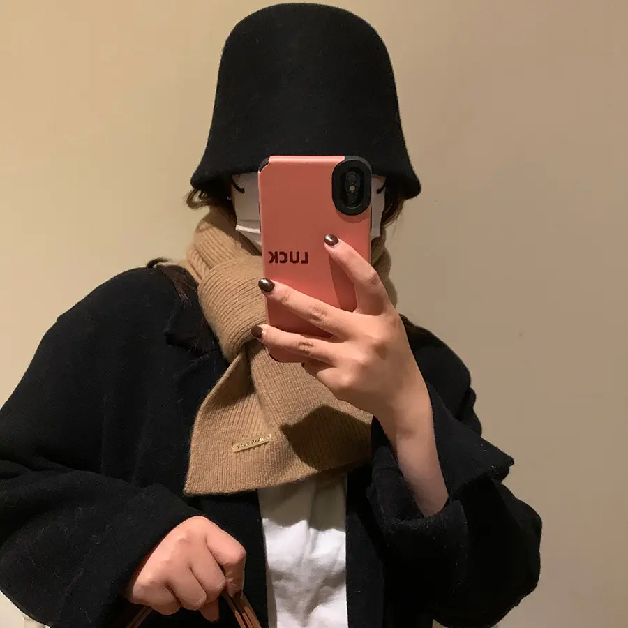 2024 New 100% Wool Bucket Fisherman Hat Autumn/Winter Japanese Fashion Round Top Retro Versatile Bowl Hat