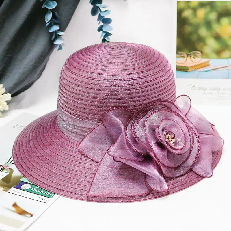 Sunshade Hat, Sun Protection Hat, Foldable Flower Versatile Fisherman Hat, Large Brimmed Beach Hat, Women's Cool Hat