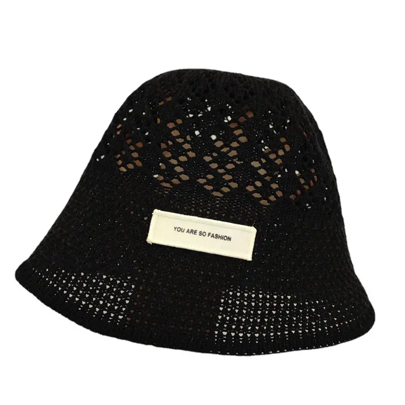 Korean Version Hollow Fisherman Hat Women Spring and Summer Thin Outdoor Sunshade Sun Hats Trend Versatile Bucket Basin Cap