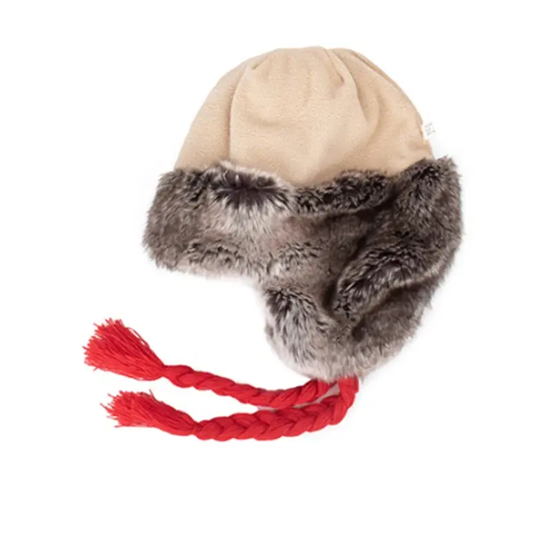 New Winter Hat Bomber Cap Hat Women Men Warm Snow Hat With Fur Pompom Windproof Knitting Earflap Trapper Girl Outdoor Cap Gift