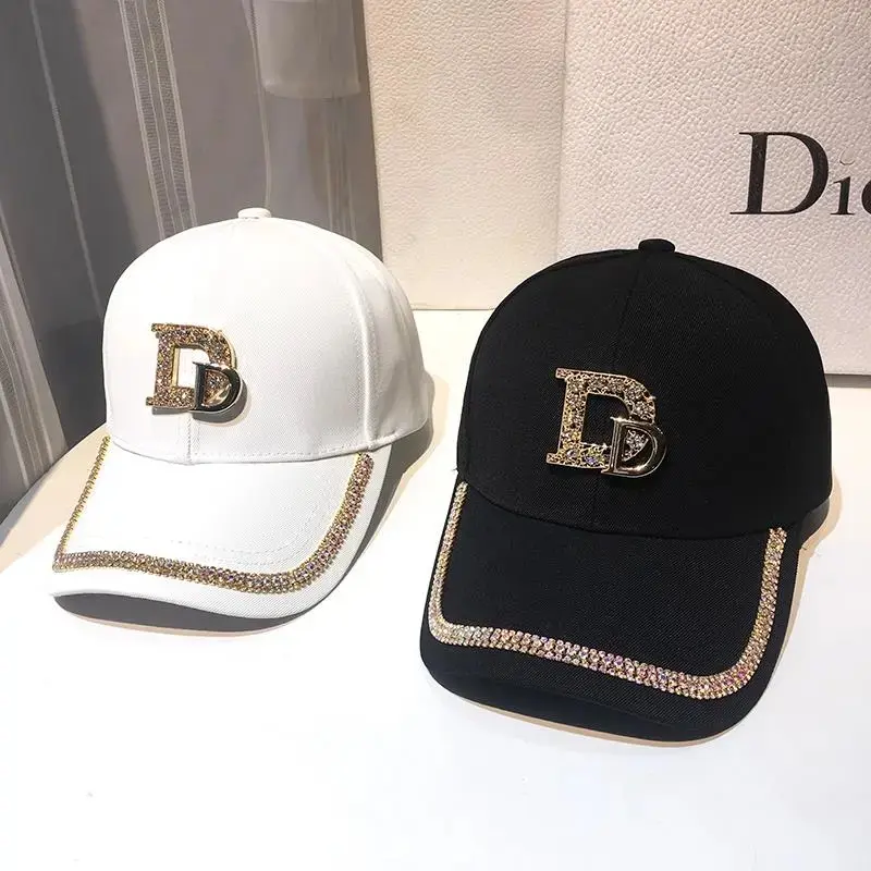 2021 New Letter Baseball Caps  Rhinestone Hat Cotton K Kop Cap Hip Hop Cap Hats for Women Snap Back  bone
