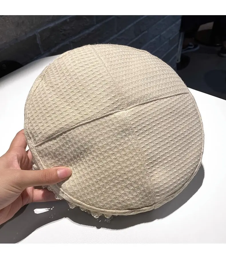 Xiaoxiangfeng Pearl Tassel New Beret Children's Four Seasons Show Face Little Painter Hat Korean Fashion Newspaper Children's Ha