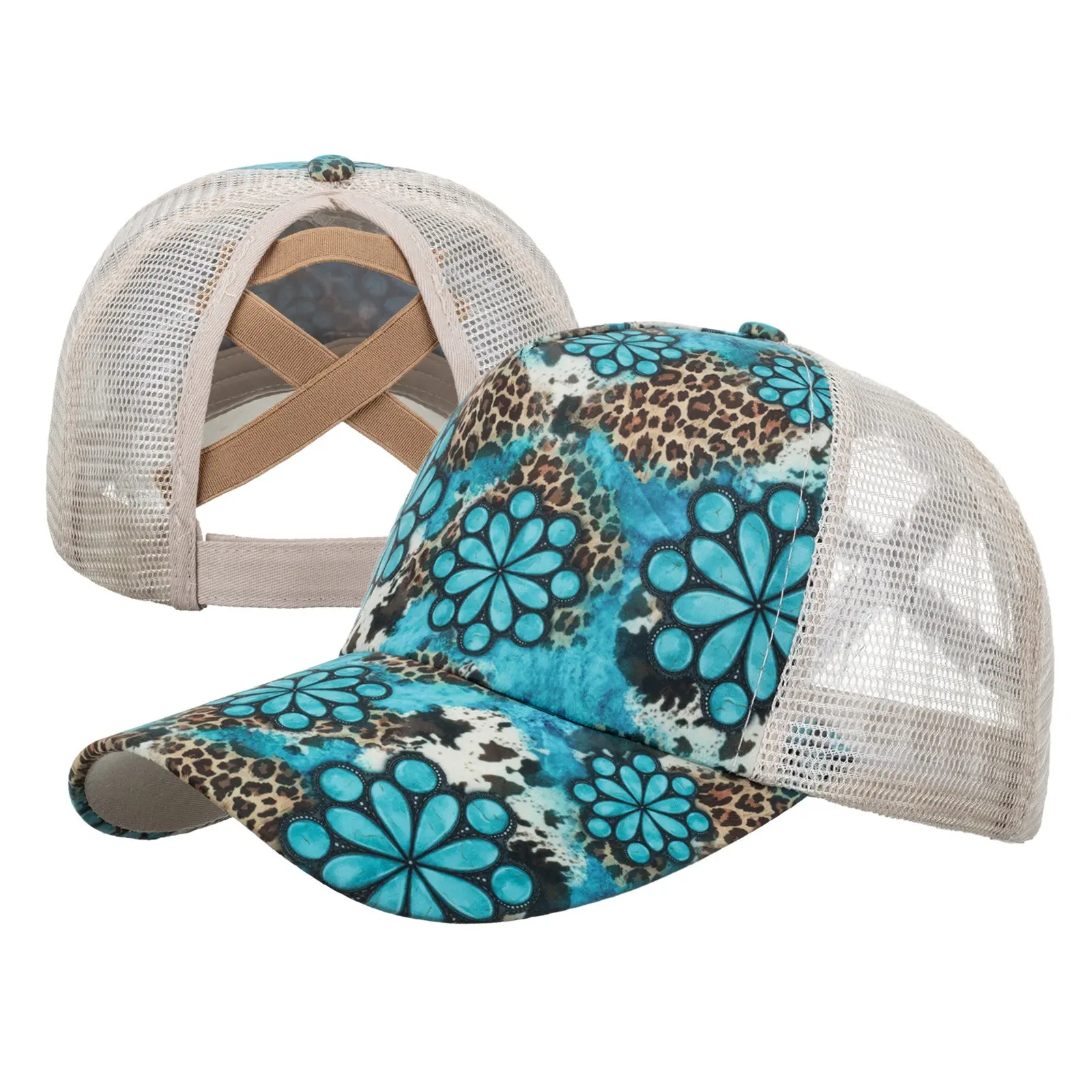 Outdoor Sports Baseball Hat Women's Fashion Baseball Hat Leisure Duck Tongue Hat Sunshade Fashion Mesh Pattern