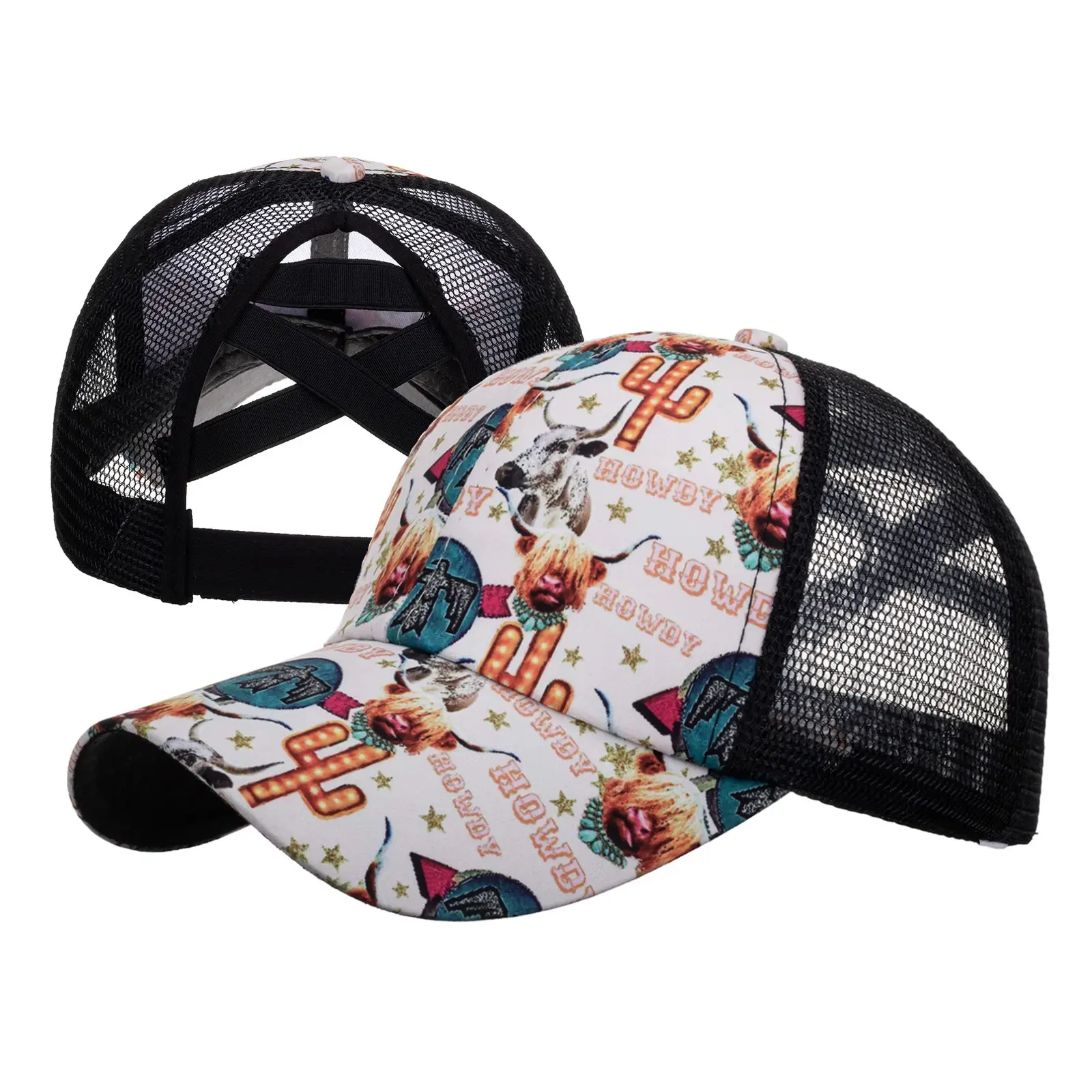 Outdoor Sports Baseball Hat Women's Fashion Baseball Hat Leisure Duck Tongue Hat Sunshade Fashion Mesh Pattern