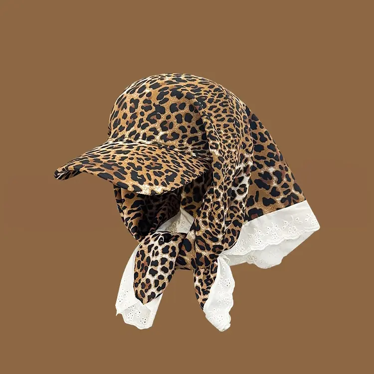Big Brimmed Baseball Cap 2025 New Headscarf Summer Sunshade Hat Korean Version Butterfly Bow Women's Sun Hat
