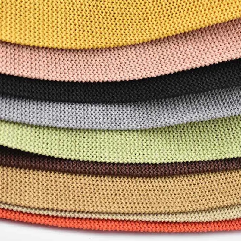 NEW Spring summun Breathable  Linen Knitted Bucket Cap For Women Simple Design  Fashion Fisherman's basin hat Accessories