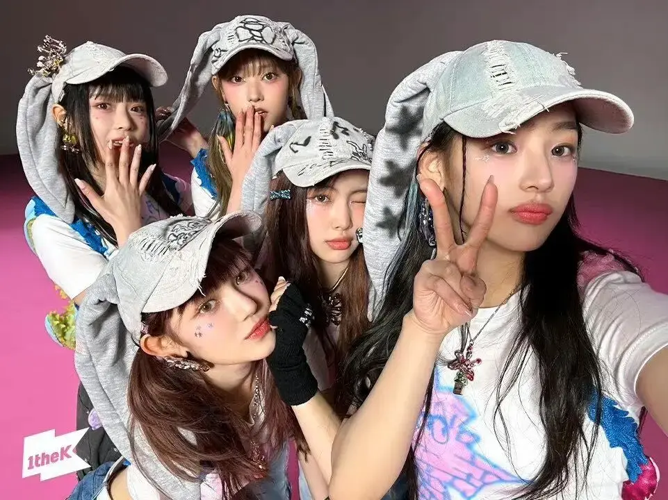 Hot Girl  Long Rabbit Ears Cowboy Baseball Hat Wash Graffiti Hip Hop Cap Women Men Party Team Baseball Cap