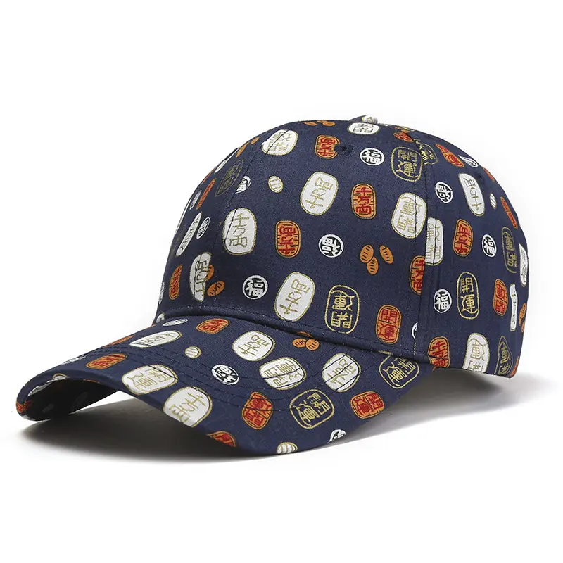 2023 New Print Flower Baseball Caps for Men and Women Summer Sun Hat Visor Cap Adjustable Bonne Hats Gorras