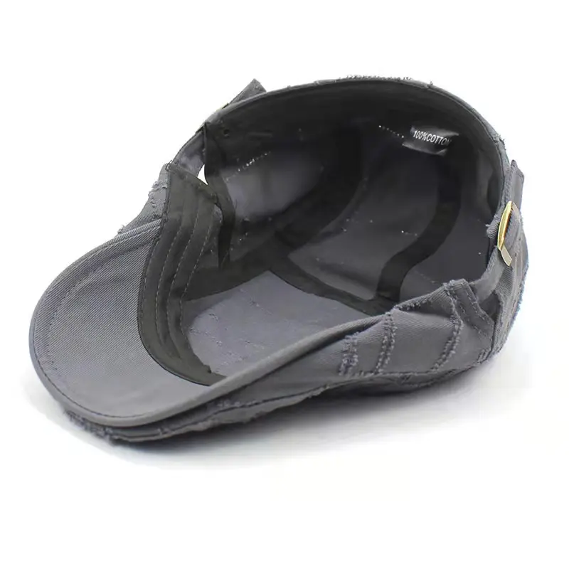 New Berets  for Men Solid color Snapback Cotton Hat Summer Outdoor Sports Hiking Hats  Retro Curved Men's Cap