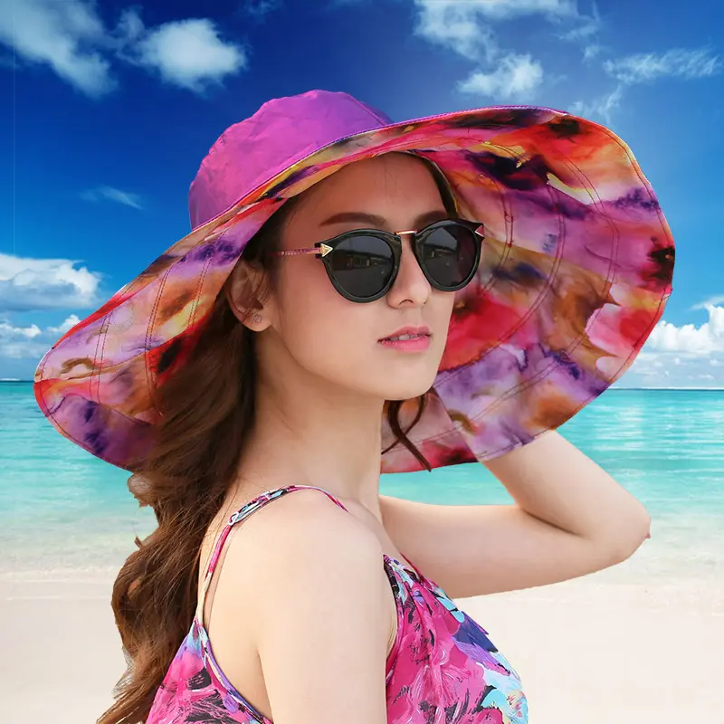 Sun Hat For Children In Summer Big Edge Sun Hat For Sun Protection, Sun hat For Travel, UV Protection, Beach Vacation, Beach Hat